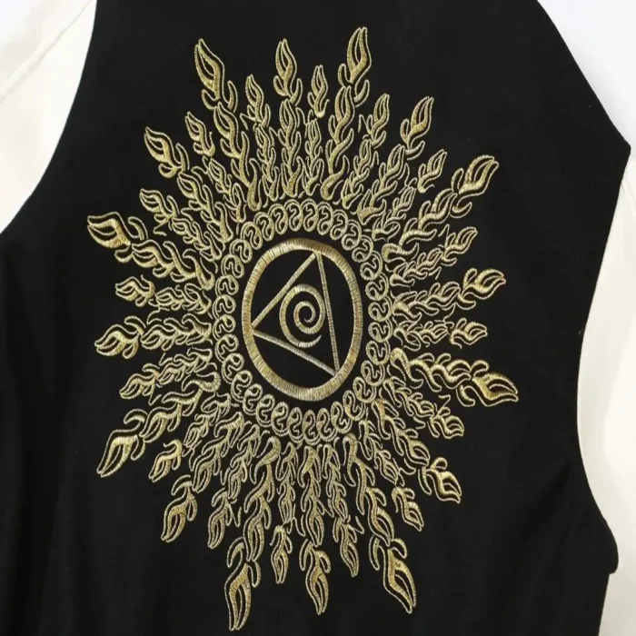 Stussy x Dries Van Noten Black Varsity Jacket - Image 6