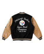 Super Bowl 1979 Steelers vs Cowboys Varsity Jacket - Image 2