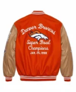 Super Bowl 1998 Broncos vs Packers Varsity Jacket - Image 2