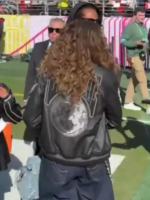 Super Bowl 2026 Blue Ivy Varsity Jacket - Image 4