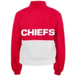 Taylor Swift Kansas City Chiefs New Era Color Block Windbreaker Jacket Women's - Image 2