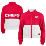 Taylor Swift Kansas City Chiefs New Era Color Block Windbreaker Jacket Women's - Image 4