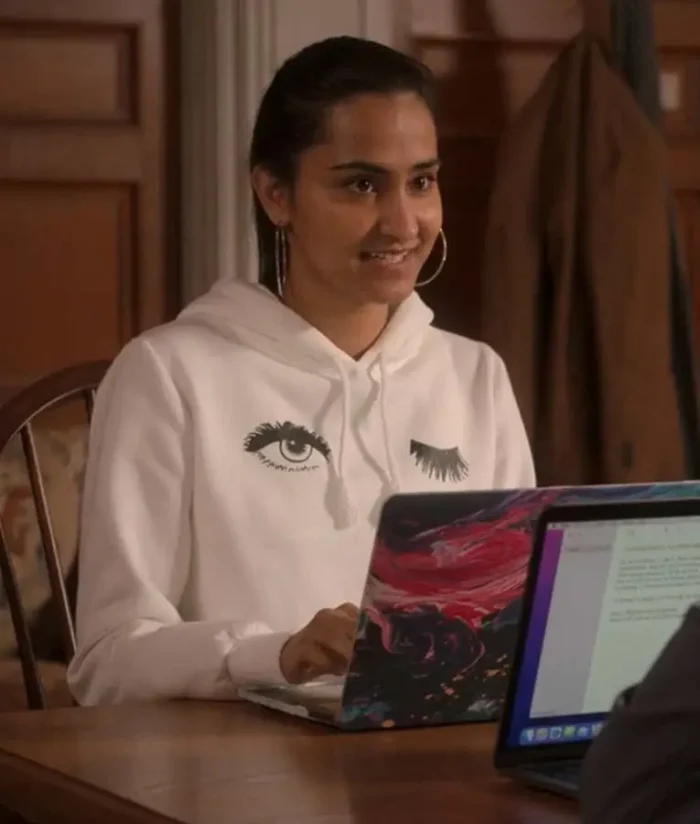The-Sex-Lives-of-College-Girls-Bela-Malhotra-Open-and-Closed-Eyes-Hoodie.webp The Sex Lives of College Girls Bela Malhotra Open and Closed Eyes Hoodie - Image 1