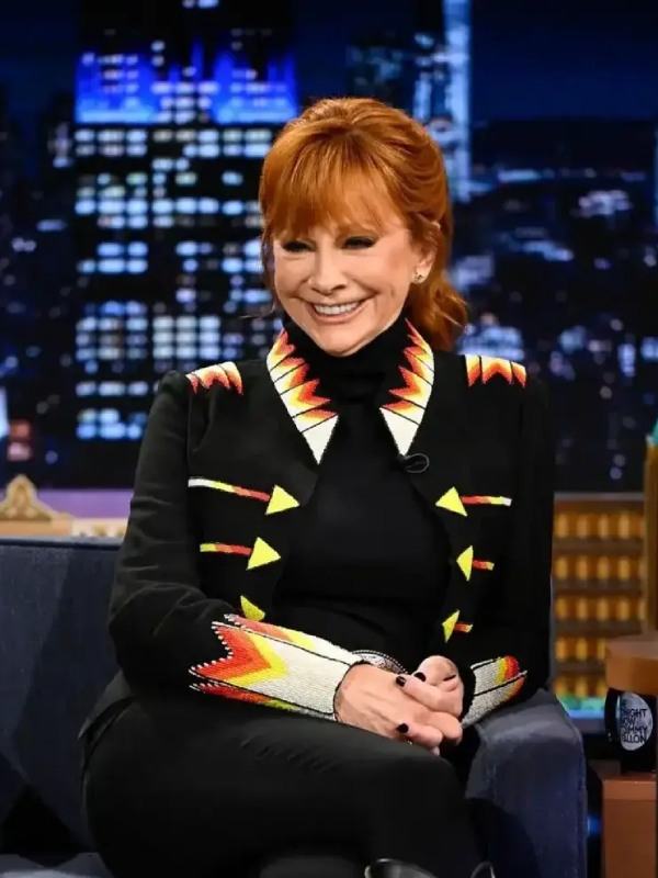 The-Tonight-Show-Jimmy-Fallon-S13-Reba-McEntire-Black-Jacket