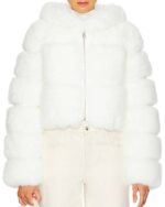 The Young and the Restless 2026 Abby Newman Fur White Jacket - Image 2