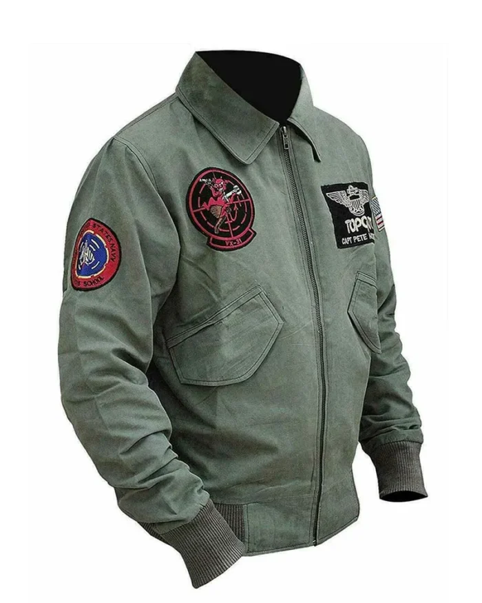 Top Gun Maverick 2 MA-1 Jacket Side View