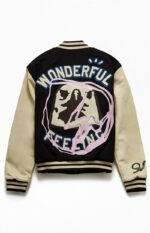 Travis Scott x Fragment Manifest Letterman Jacket - Image 2