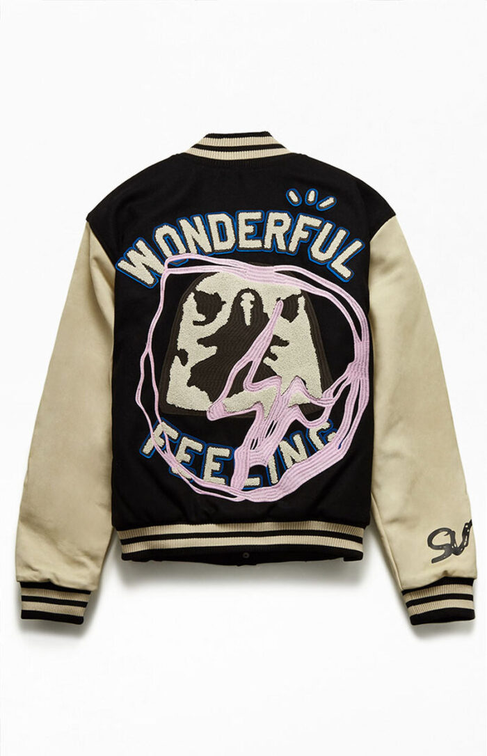 Travis Scott x Fragment Manifest Letterman Jacket - Image 2