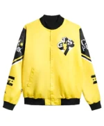 WWE CM Punk GTS Yellow Bomber Jacket
