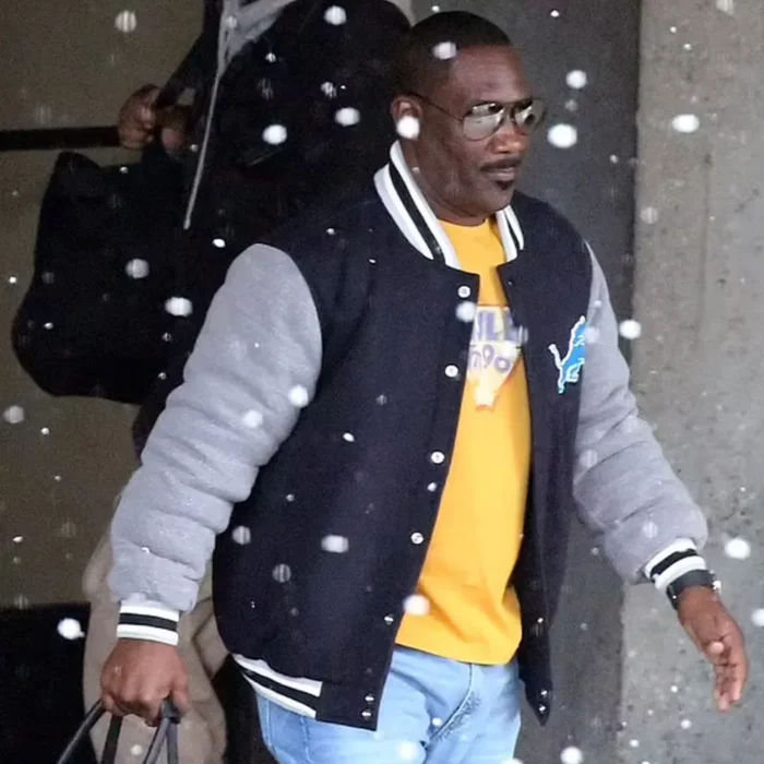 Eddie Murphy Beverly Hills Cop 4 Detroit Lions Varsity Jacket - Image 8