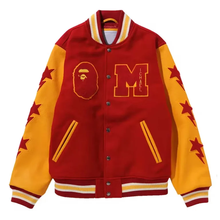 BAPE x Michael Jackson Varsity Jacket