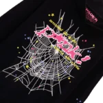 SP5DER PNK HOODIE BLACK – BLACK SP5DER HOODIE P*NK - Image 4