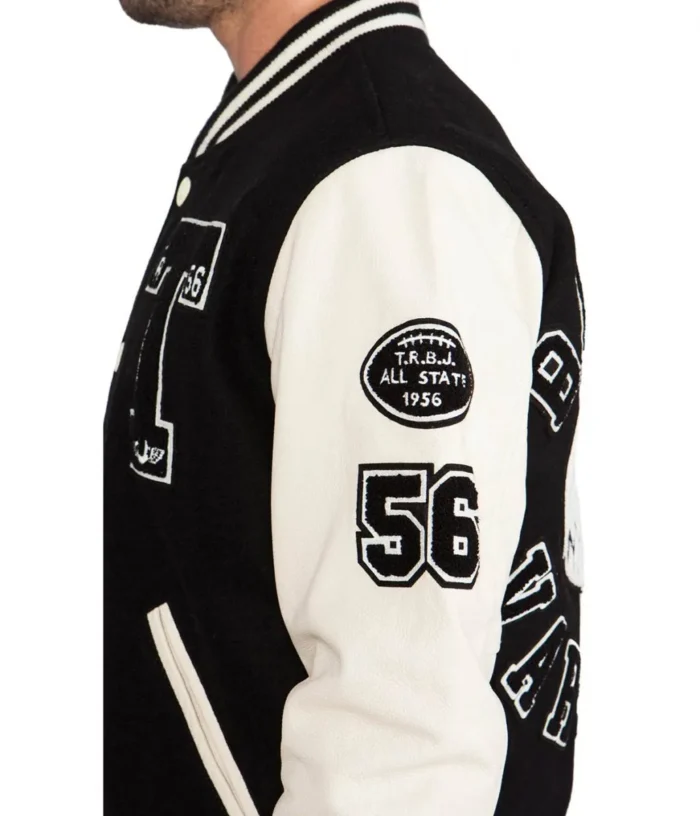 Braves NY Champs 1956 Brooklyn Letterman Jacket - Image 12