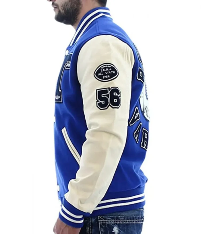 Braves NY Champs 1956 Brooklyn Letterman Jacket - Image 7