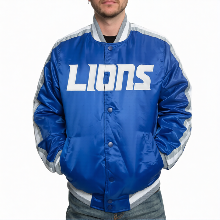 Calvin Johnson Detroit Lions Jacket - Image 1