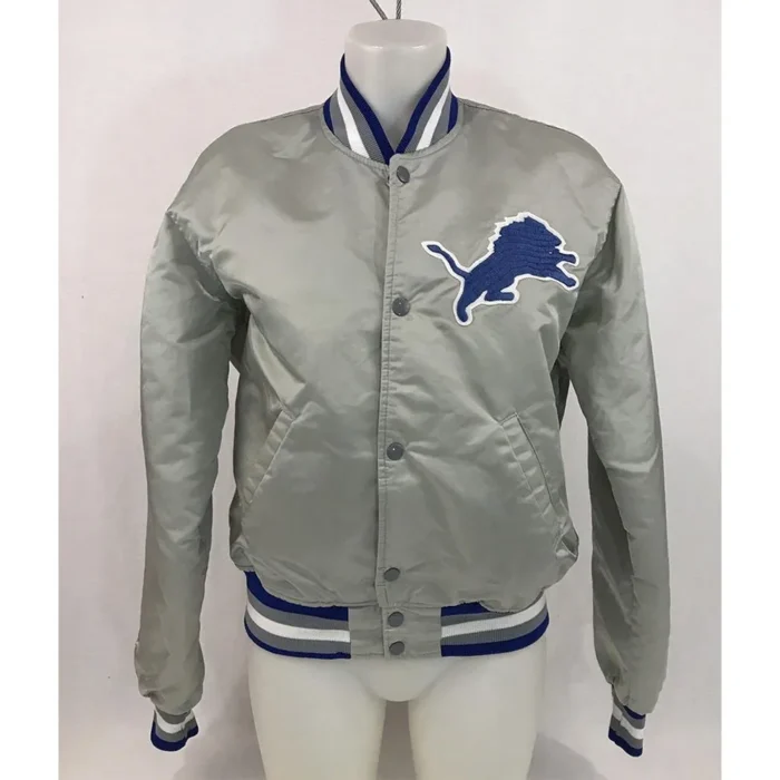 Detroit Lions Satin Jacket - Image 1