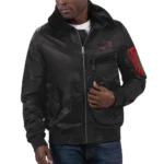 Detroit Lions TY Mopkins Black Jacket - Image 2