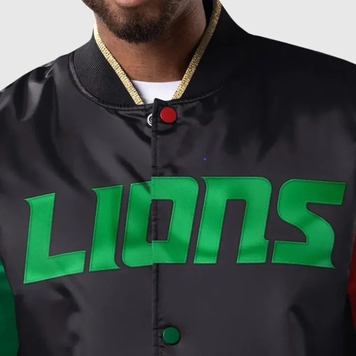 Detroit Lions Ty Mopkins Black History Month Jacket - Image 3