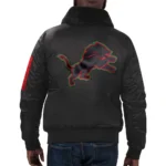 Detroit Lions TY Mopkins Black Jacket - Image 4