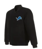 Varsity Detroit Lions Black Wool Jacket