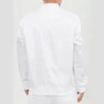 Hardwood Classics Los Angeles Lakers White Satin Jacket - Image 4