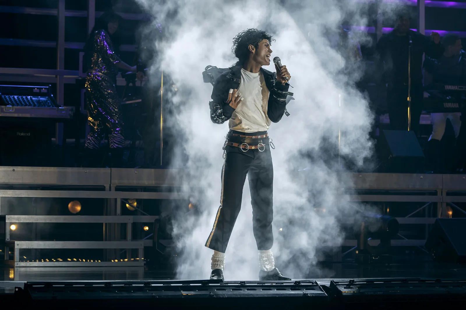 Jaafar Jackson as Michael Jackson Iconic Outfits Recreated for the Biopic