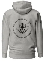Stylilsh Navy Seals Grey Hoodie - Image 2