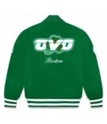 OVO Boston Celtics Varsity Green Wool Jacket - Image 2