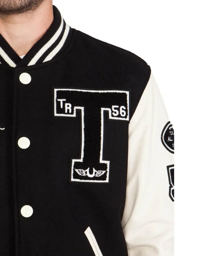 Braves NY Champs 1956 Brooklyn Letterman Jacket - Image 13