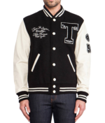 True Religion Mens Varsity Letterman Jacket - Image 8