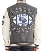 True Religion Mens Varsity Letterman Jacket - Image 4