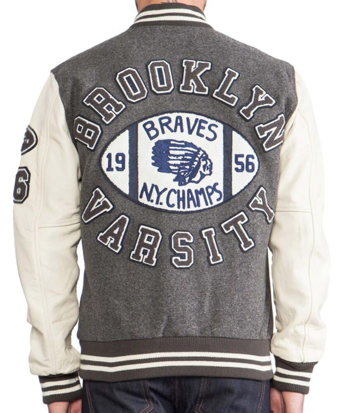 True Religion Mens Varsity Letterman Jacket - Image 4