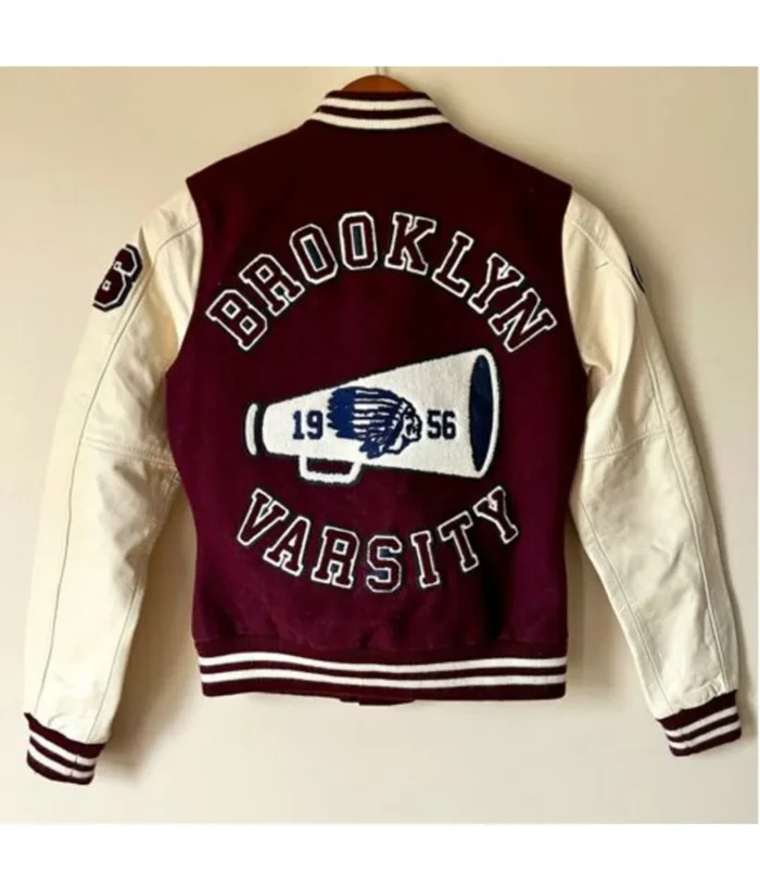 Braves NY Champs 1956 Brooklyn Letterman Jacket - Image 3