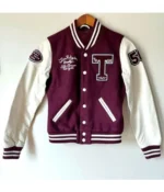 Braves NY Champs 1956 Brooklyn Letterman Jacket - Image 2