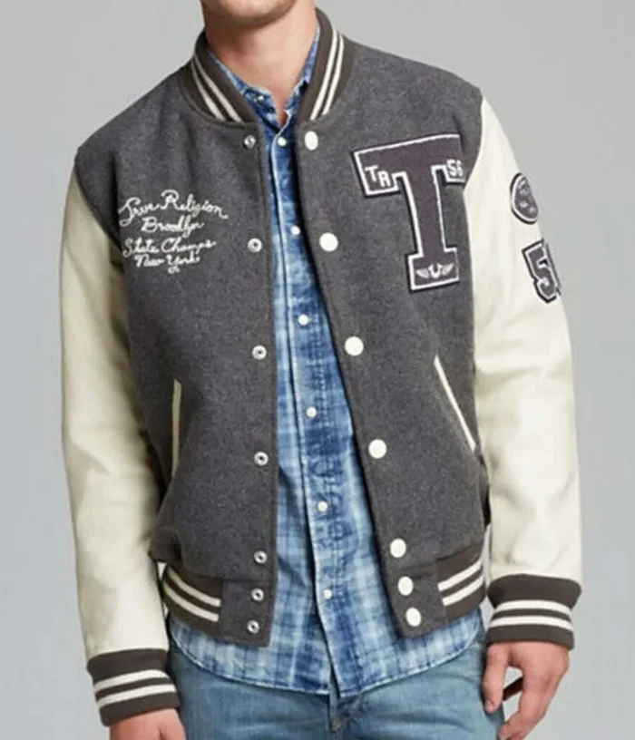 Braves NY Champs 1956 Brooklyn Letterman Jacket - Image 1