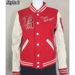 True Religion Red Varsity Jacket - Image 4