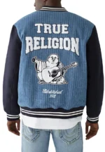 True Religion Varsity Denim Jacket - Image 2