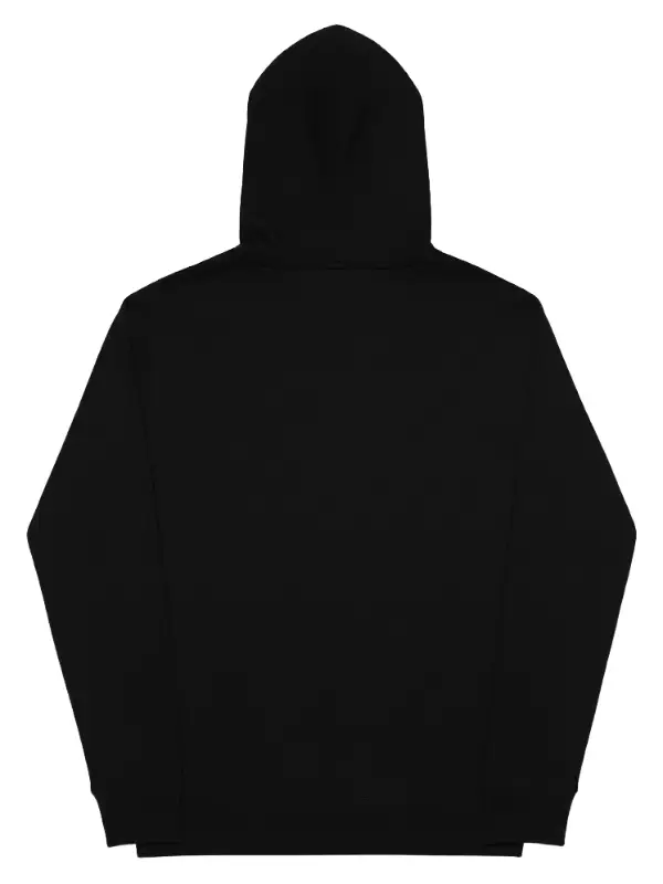 1977 Essentials Black Hoodie Back