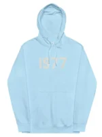 1977 Essentials Light Blue Hoodie Front