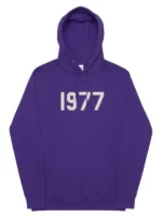 1977 Essentials Purple Hoodie Front
