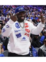 50 Cent Detroit Pistons Game NBA Logo Hoodie
