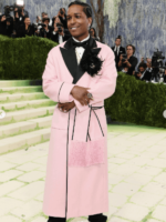 ASAP Rocky Met Gala 2026 Pink Wool Coat 