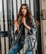 The Devil Wears Prada 2 Anne Hathaway Satin Jacket - Image 2
