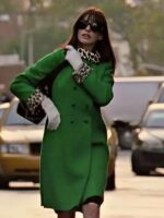Anne-Hathaway-The-Devil-Wears-Prada-Print-Collar-Green-Coat