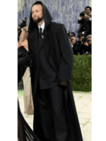 Basketball Athlete Stephen Curry Meta Gala 2026 Black Hooded Coat