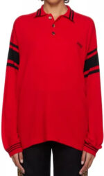 Bode Red Cycling Polo T-Shirt