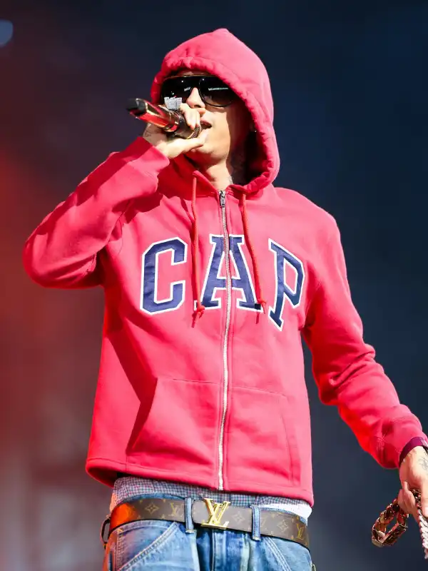 Central-Cee-Coachella-Cap-Hoodie-Red