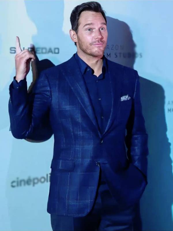 Chris-Pratt-Mercy-Red-Carpet-Midnight-Windowpane-Plaid-Blazer