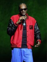 CinemaCon-2026-Snoop-Dogg-Red-and-Black-Varsity-Jacket