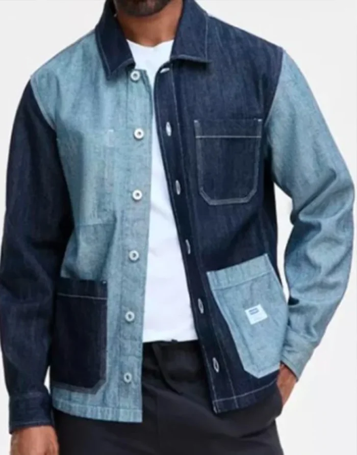 Dexter-TV-Series-Off-Campus-2026-Miles-Gutierrez-Riley-Two-Tone-Denim-Jacket
